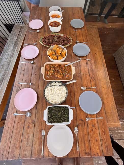 Zulu Food Cooking & Dining Experience with a local Chef - The meal is the payoff